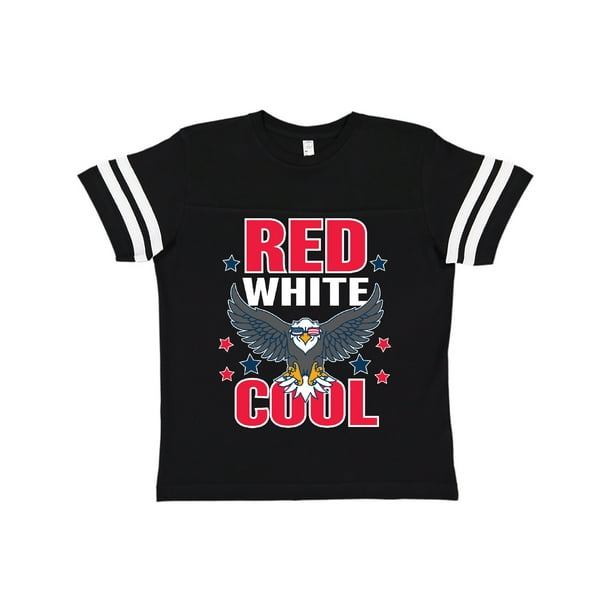 inktastic Red White and Cool with Eagle in Sunglasses Toddler T-Shirt inktastic Red White and Cool with Eagle in Sunglasses Toddler T-Shirt